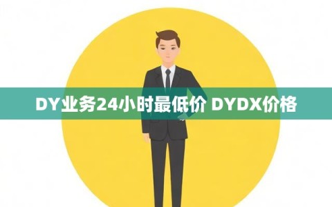 DY业务24小时最低价 DYDX价格