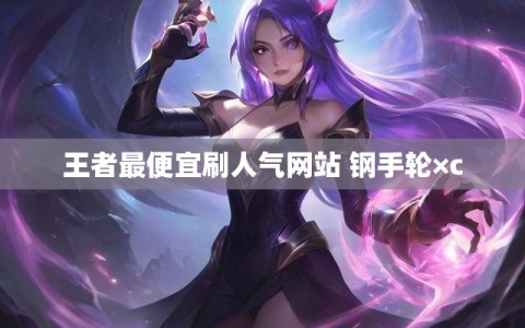 王者最便宜刷人气网站 钢手轮×c