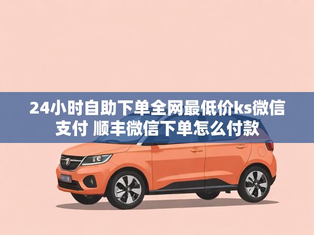 24小时自助下单全网最低价ks微信支付 顺丰微信下单怎么付款